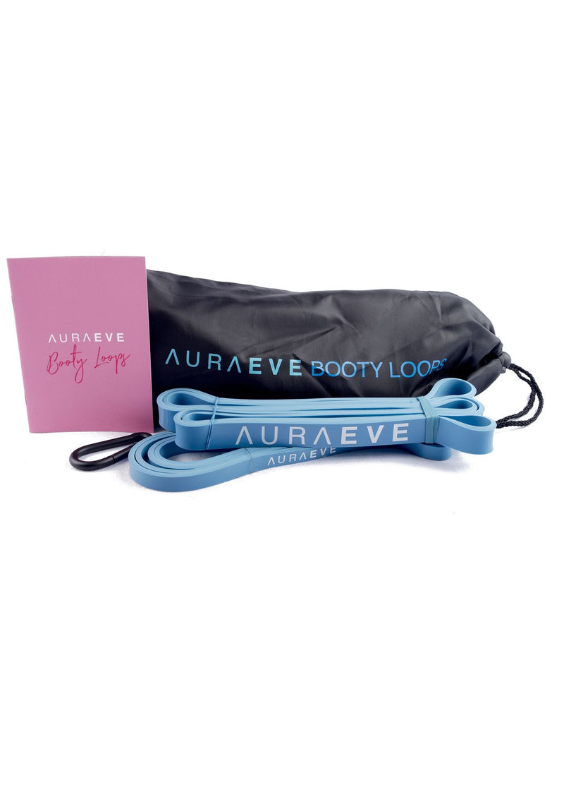 NEW Purple Booty and Blue Resistance Loops Bundle Set - Booty Bands and Activewear