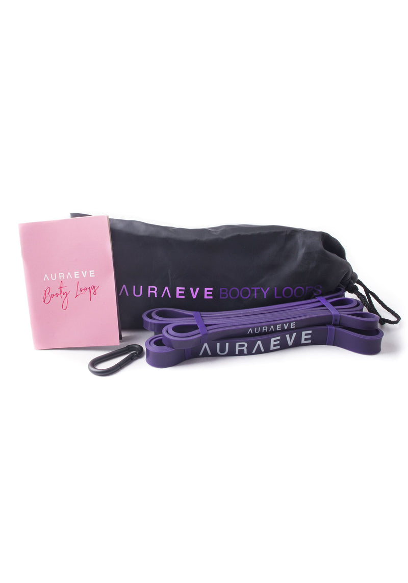 Purple Booty Loops - Resistance Loop Bands - Booty Bands and Activewear